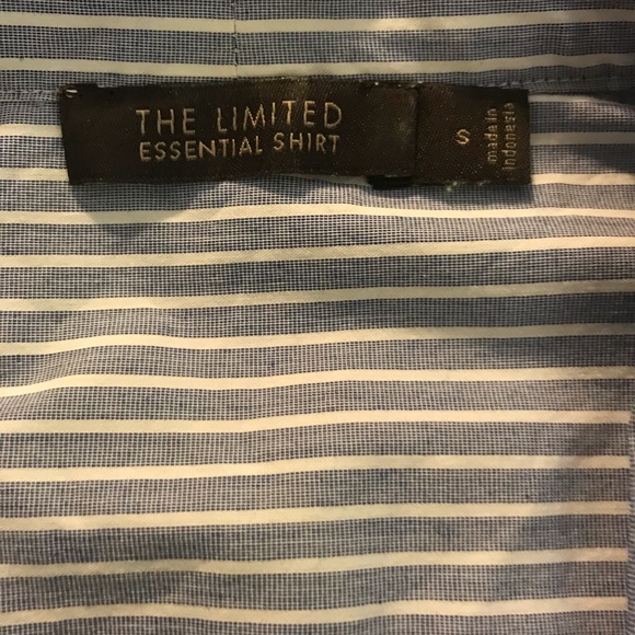 Blue and white striped top from The Limited - Picture 2 of 3